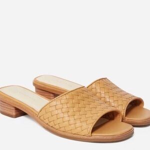 EUC! Everlane City Sandal Woven Leather Slide 6.5